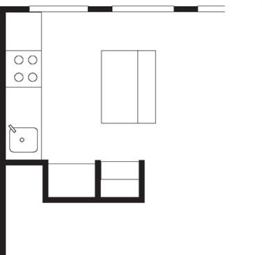 The floor plan.