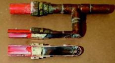 POINT: A class-action lawsuit alleges that Kitec brass fittings that were installed in an estimated 35,000 to 50,000 homes in the Las Vegas Valley became corroded and failed when they came into contact with water.