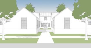 Architect Andres Duany specified InnoVida panels in an affordable prototype for Miami's Liberty City neighborhood.