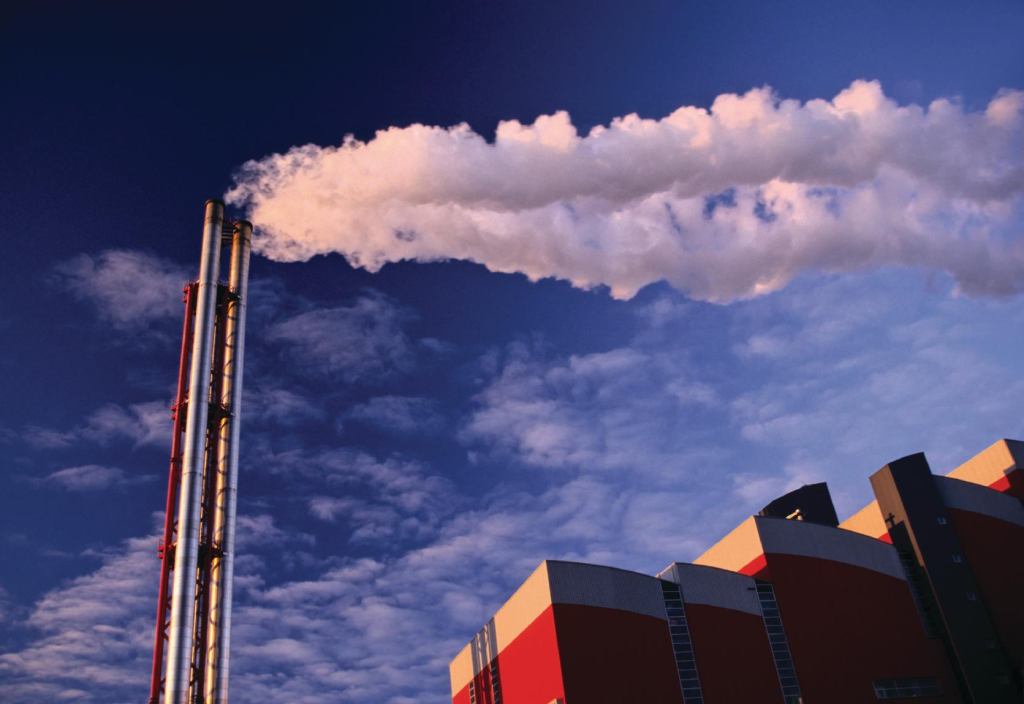 Waste Not: Steam from industrial production contains heat that can be captured and recycled to offset traditional energy sources