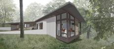 The Goodman House, by in situ studio, incorporates a structure of insulated precast concrete wall panels.