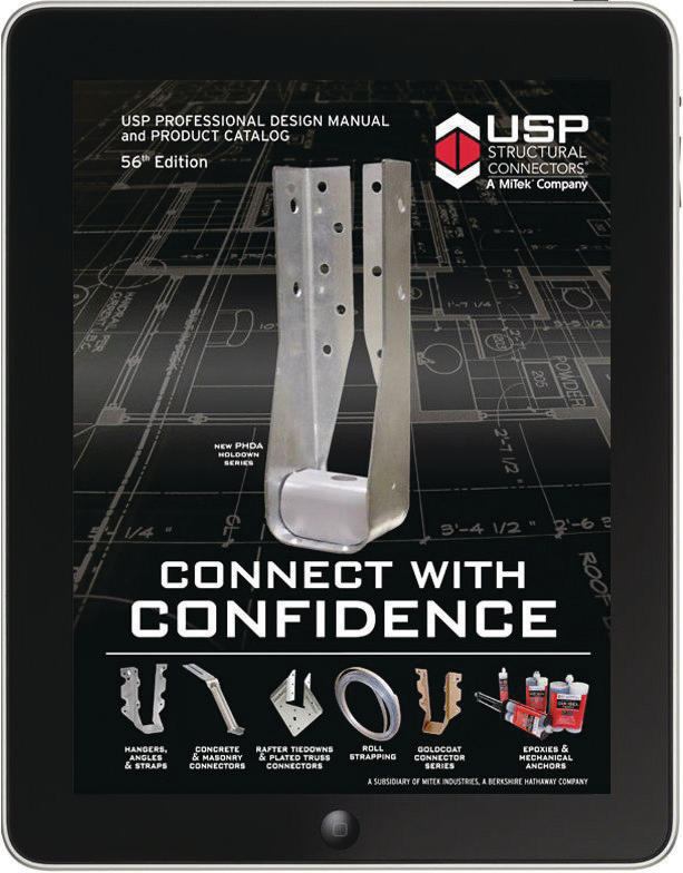 USP Structural Connectors' Catalog Available on iPad