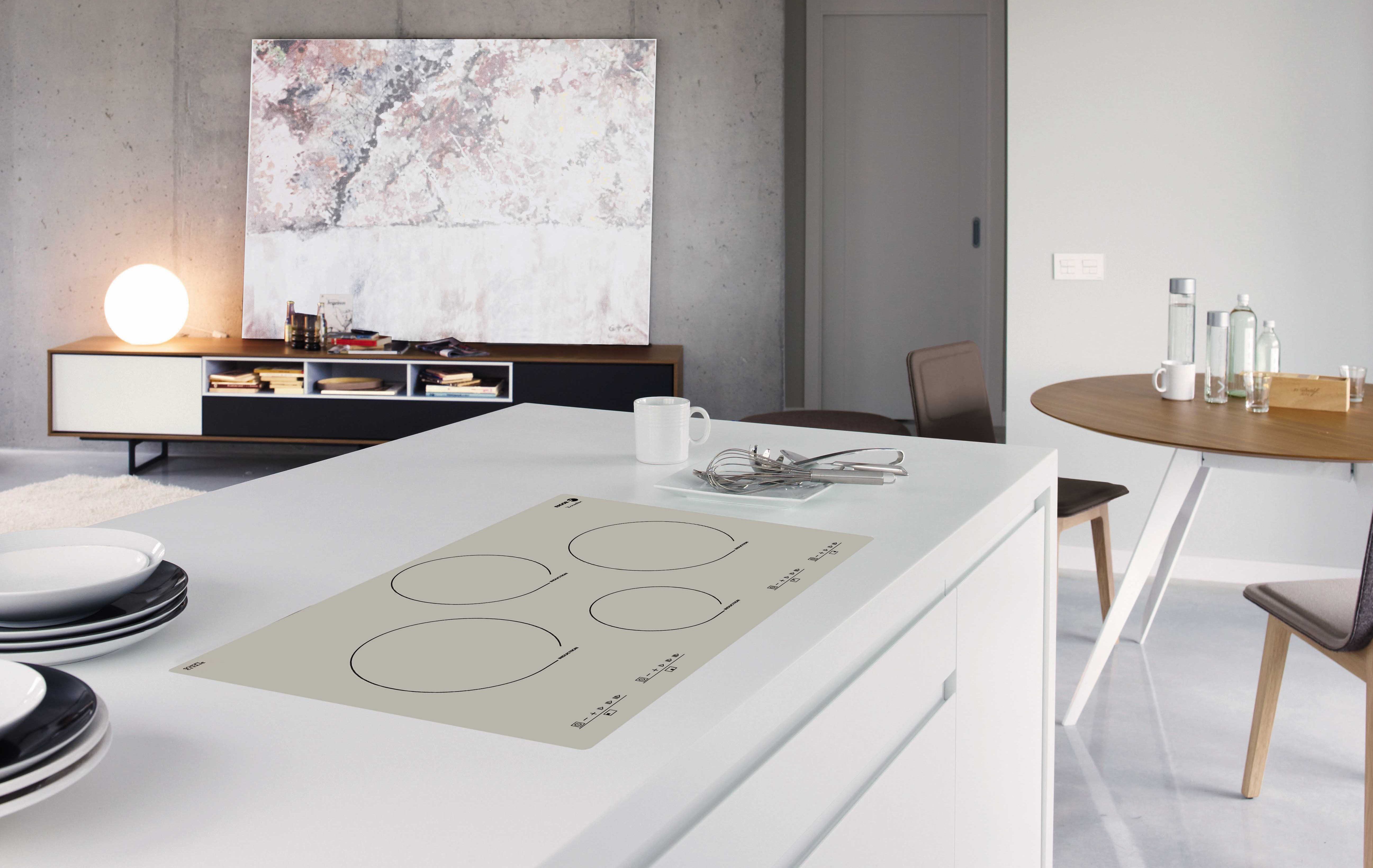 Fagor Adds Light-Colored Cooktop to Induction Line