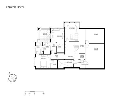 Walk-out basement floor plan