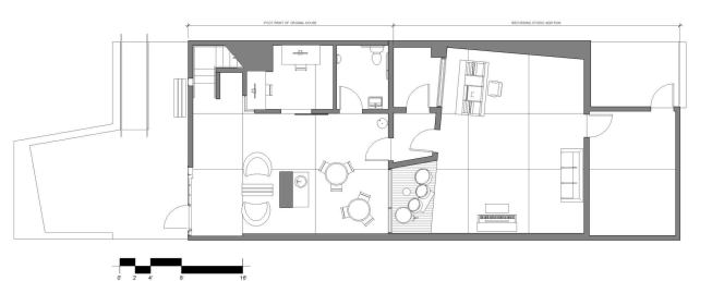 The first floor plan includes a story room that encourages community people to come in and record memories of their life.