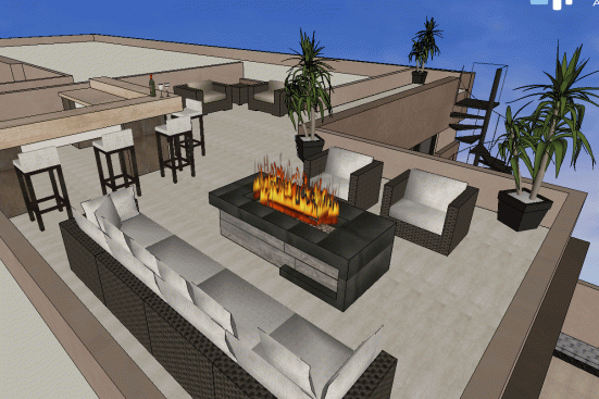 The sky deck