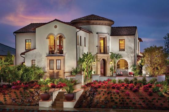 Grand, Single Family Detached Home - Over 4,000 square feet. Builder: Pardee Homes. Architect: Bassenian/Lagoni Architects.

With casement windows in the livingroom, familyroom and sunroom, Alta Del Mar's construction pays homage to the neo-Spanish style of early 20th century California.