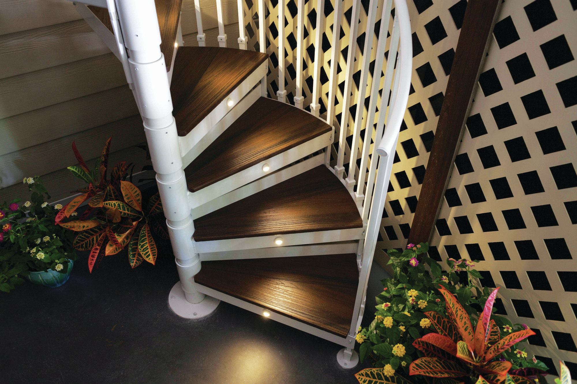 Trex Spiral Stairs