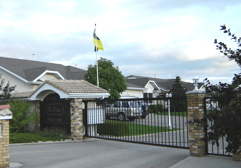 Gated communities such as this one in Canada are cutting American homeowners off from their larger communities, a new report says.