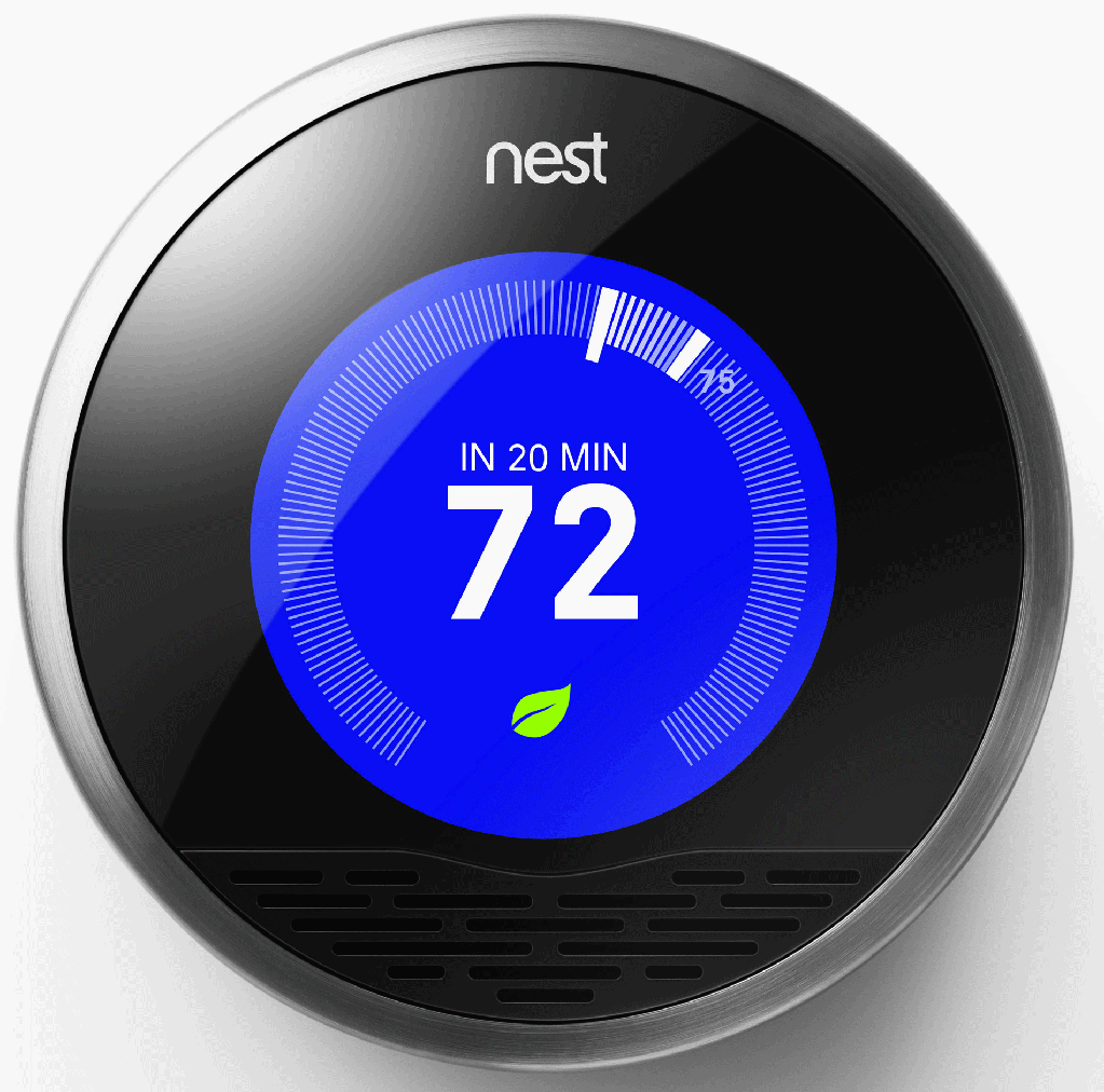 The Nest Leanring Thermostat from Nest Labs