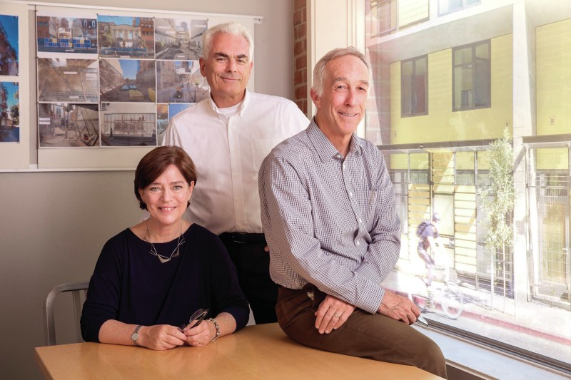 Marsha Maytum, Bill Leddy, and Richard Stacy (left to right)