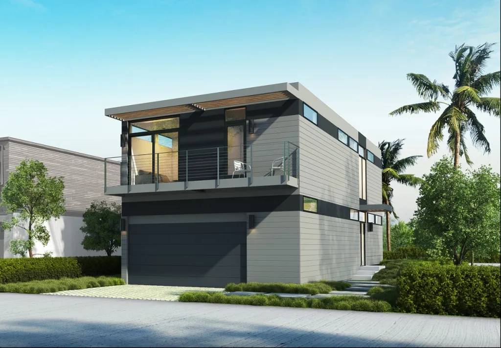 A rendering of the Plant Prefab CK4.2 model that was unveiled at this year’s Dwell on Design Los Angeles.