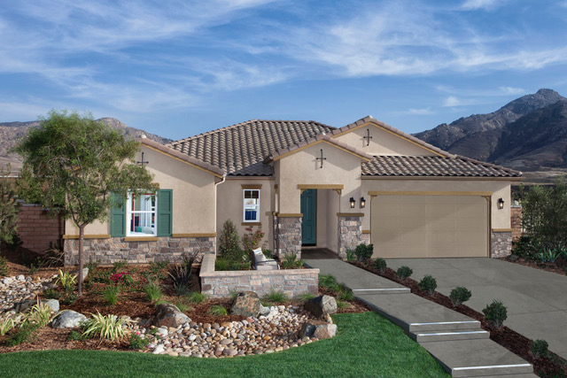 A KB Home in Spring Mountain Ranch.