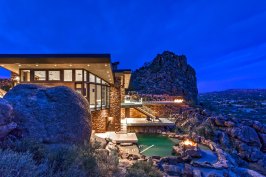 Cantilevered patios