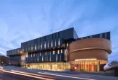Lazaridis Hall on University Ave., Waterloo, Ontario