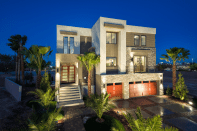 The exterior at American West Development's Madison model home.