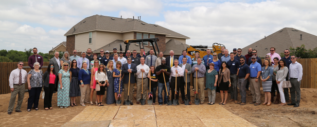 MHI teamed up with Operation Finally Home to build a new home for two veterans and their children in Round Rock, Texas.