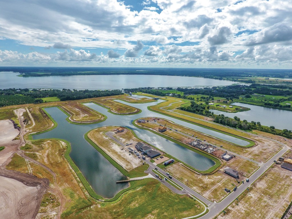 Aerial photo of Hanover Lakes