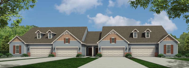 AV Homes is offering three ranch-style townhomes, named after popular publishing houses, at its Creekside at Bethpage active adult community in the Raleigh/Durham, N.C. area.