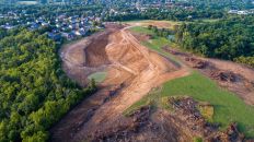 The site of Fischer Homes' Meadowood.