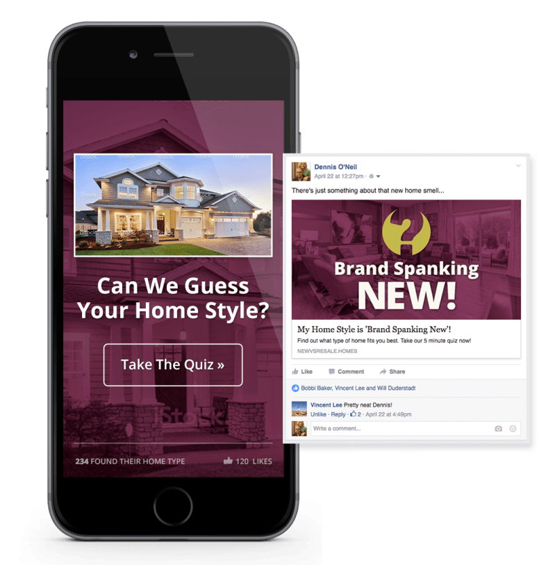 ONeil Interactive created this quiz for Columbus-based home builder M/I Homes.