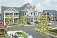 Renewable heating and cooling goes hand in hand with the community’s New Urbanist model.