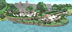 The planned amenity center at Sandbrock Ranch.
