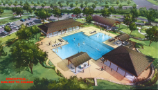 Ladera's planned amenity center.