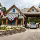 The Castle Pines Village gatehouse.