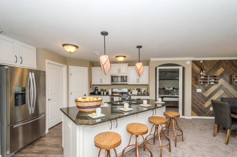 The Fischer Homes Hayward condo kitchen.