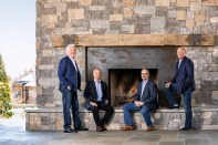 Keith Holdbrooks, Kevin Clayton, Mike Rutherford, and Tom Walsh (L to R) are guiding Clayton Homes to new heights.
