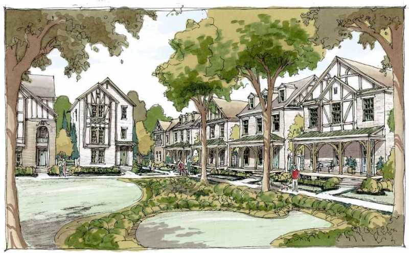 A rendering of Providence Group's East of Main in Alpharetta.