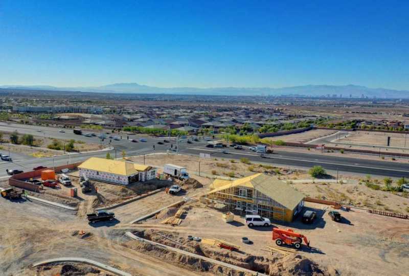 An aerial view of Beazer Homes' Tierra Vista in Henderson, Nevada.