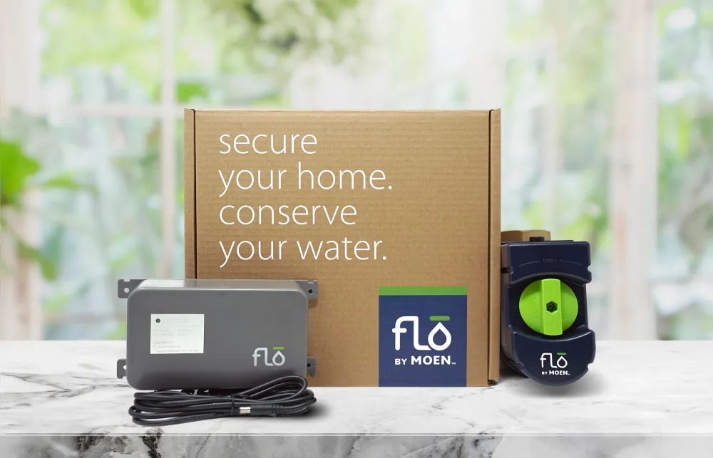 The Flo by Moen Battery backup can keep a Flo by Moen device functional for more than three days in the event of a power outage.