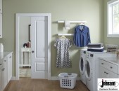 Johnson’s 1500SC Pocket Door Frame All-Steel Split Studs are strong enough to support wall-mounted fixtures such as shelves and towel bars.