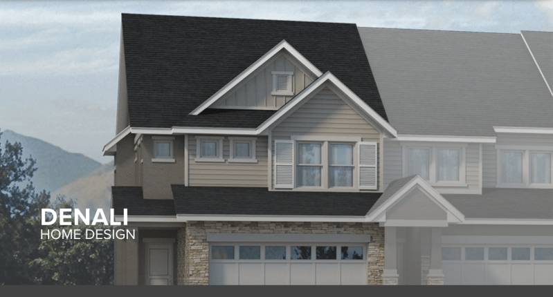 The Denali townhome at Harvest Park.