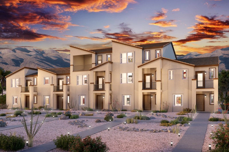 Beazer Homes townhomes at Union Trails.