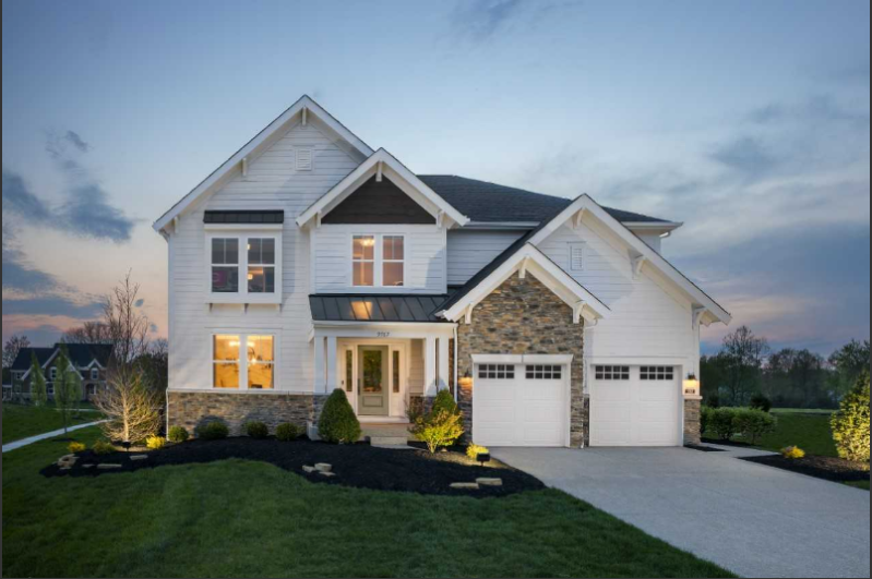 Fischer Homes Leland model at Governor's Preserve.