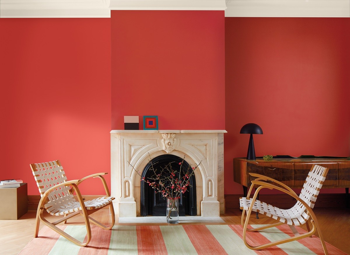 Benjamin Moore Reveals Raspberry Blush as Its 2023 Color of the Year