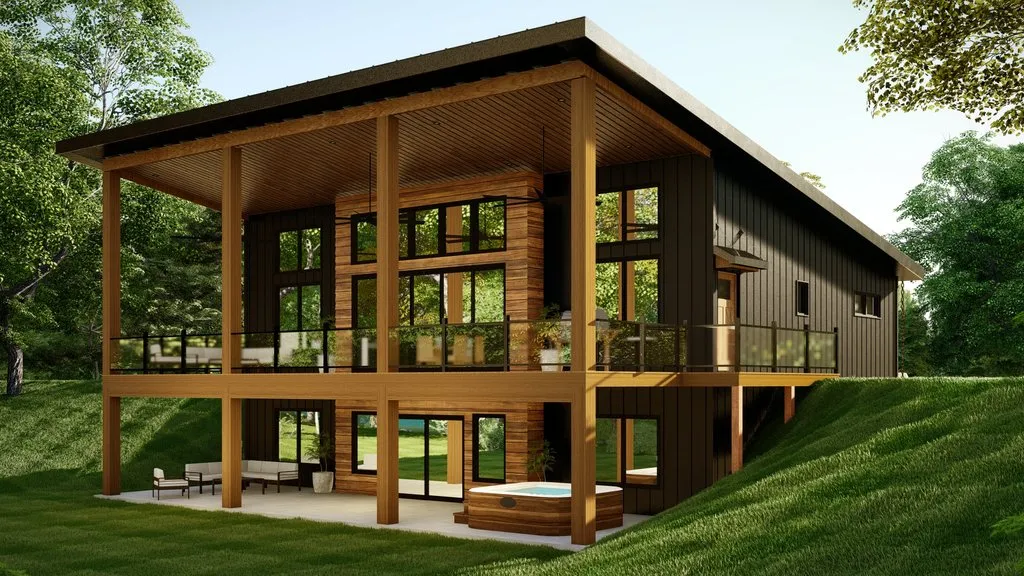 House Plan of the Week: Modern Design With a Deck