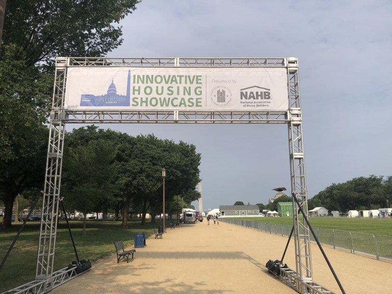 The 2023 Innovative Housing Showcase on the National Mall in Washington, D.C.