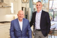 From left: Meritage Homes’ executive chairman Steven Hilton and CEO Phillippe Lord