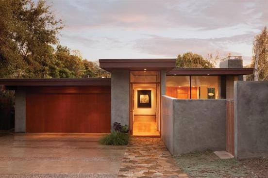 The jury loved the elegant new entrance-even surprising themselves in accepting the prominence of the garage door on this elevation.