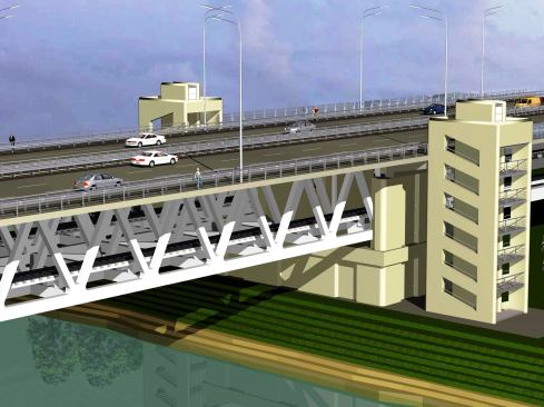 Bridge Architecture across Desenka river