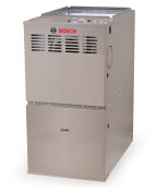 The Bosch 80% AFUE Gas Furnace, BGS80 Series by Bosch Thermotechnology.