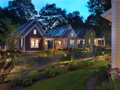 Every home is wired for solar panels, and residents can opt to have them included at the time of purchase or add them later on.