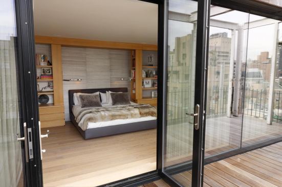 The master bedroom