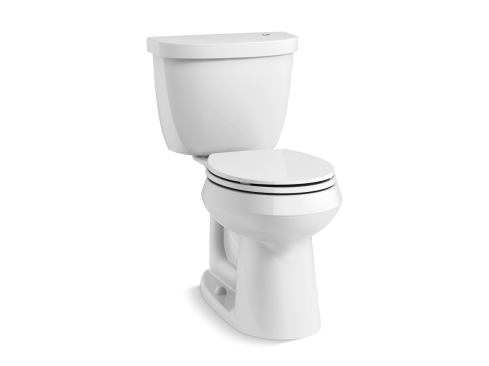 Kohler The Cimarron toilet is offered with or without the familiar trip lever, offering a sleek touchless option for residential use. Unlike a beam-based sensor, the Kohler Touchless flush projects an electromagnetic field to detect the user and initiate the flush. The firm says this technology is accurate and reliable. The sensor runs on four AA alkaline batteries which last six to 12 months, depending on use.
