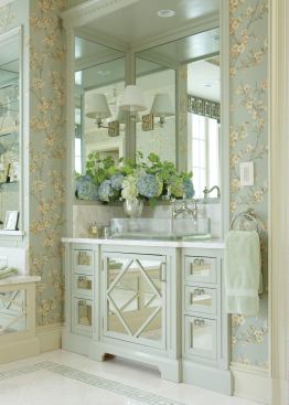 2014 Grand, Master Bath: Bath in a Classical Revival Residence, Greenwich, Conn. by Douglas VanderHorn Architects The bath is a deft melding of varied matierals and period details: Chinoiserie, turn-of-the-century, neoclassical, and contemporary.