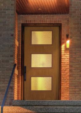 Feel the Pulse:&nbsp;Let more light into the home while boosting its curb appeal. The glass inset panels in Therma-Tru’s Pulse collection use textured or clear glass and colored accents to give entryways a contemporary twist. Four door profiles, six panel configurations, and 17 glass options let homeowners create a custom look. Therma-Tru, 800.537.8827,&nbsp; 
www.thermatru.com.